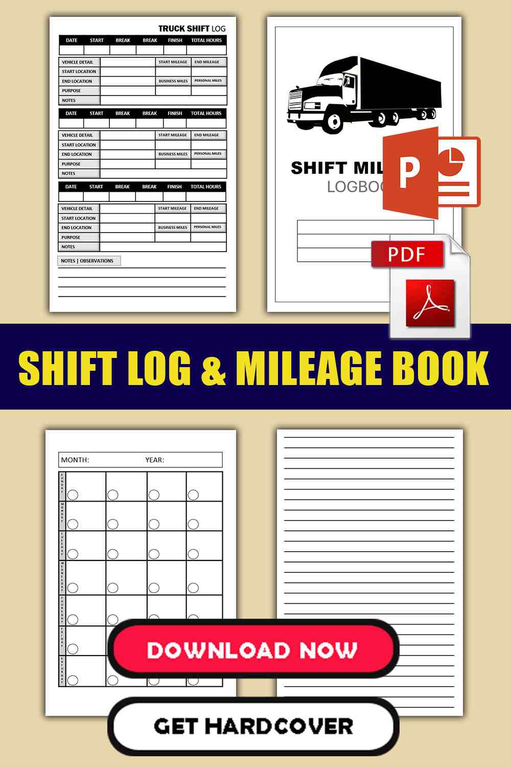  Printable Truck Driver Log Book Template